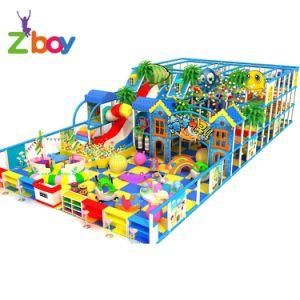 Kids Entertainment Center Soft Play Rope Adventure Indoor Playground with Obstacle Course