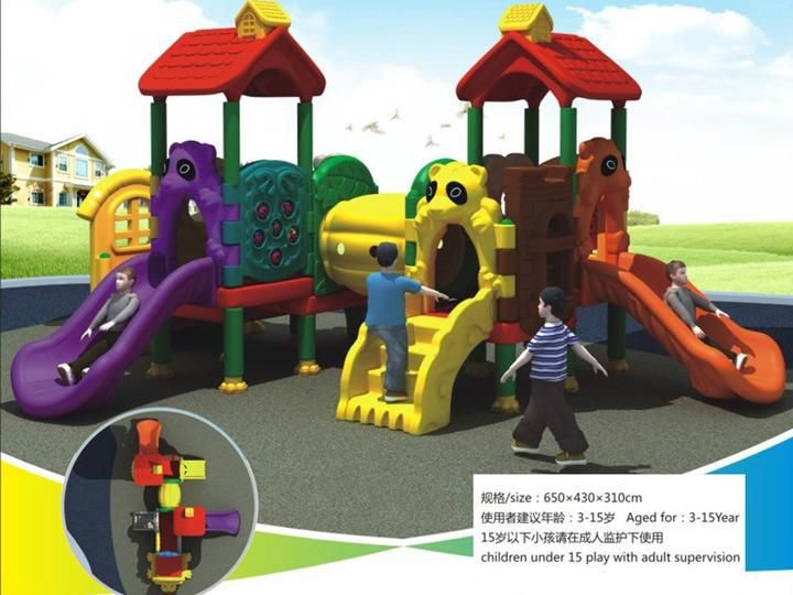 High Quality Outdoor Plastic Play Equipment for Kids