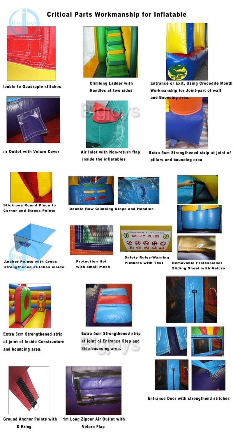 Inflatable Tiger Park with Slide and Ball Pool for Sale (BJ-SP123)