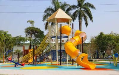 Kids Outdoor Playground Swing Slides