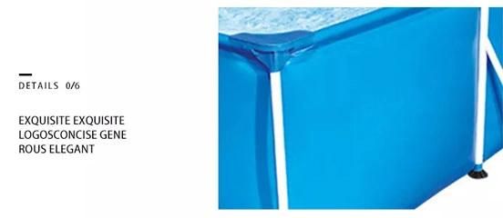 Willest Polygonal Frames Support The Swimming Pool Thickened PVC Material