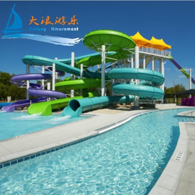 Swimming Pool Water Slide Material FRP