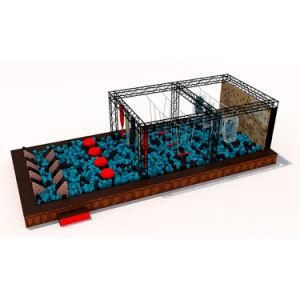 Hot Sell Large Foam Pit Battle Beam Urban American Ninja Warrior Equipment