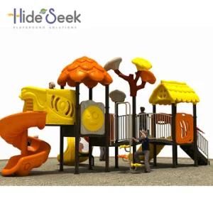 Kids Play Set Outdoor Playground Equipment Plastic Slides (HS07401)