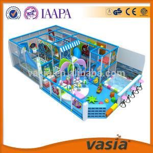 2018 Kids Indoor Soft blue Color Playground