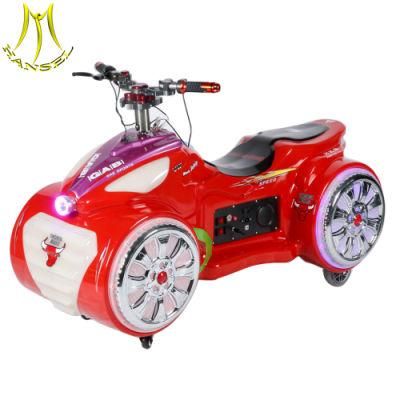 Hansel Fast Profits Mall Amusement Equipment Kiddie Games Electric Motorcycle Rides for Sale