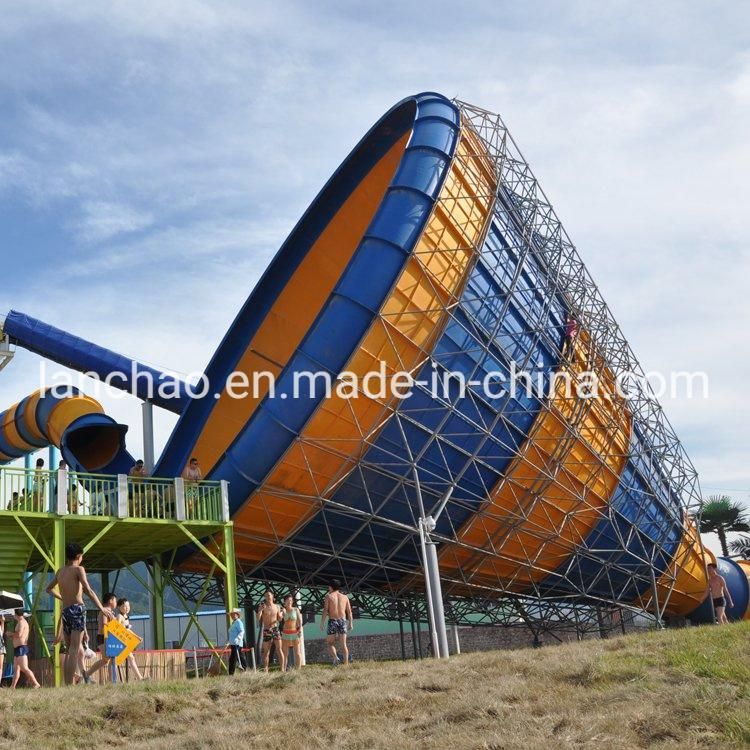Amusement Water Park Equipment Fiberglass Big Water Slide