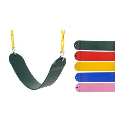 Playground Swing - Outdoor Chain Seat Swing - Heavy Duty Plastic Coated Chain Esg16253