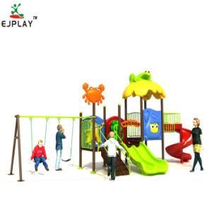 Small Outdoor Kids Plastic Slide Colorful Playground Equipment for Sale