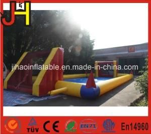 Hot Sale Inflatable Soap Football Field for Adults