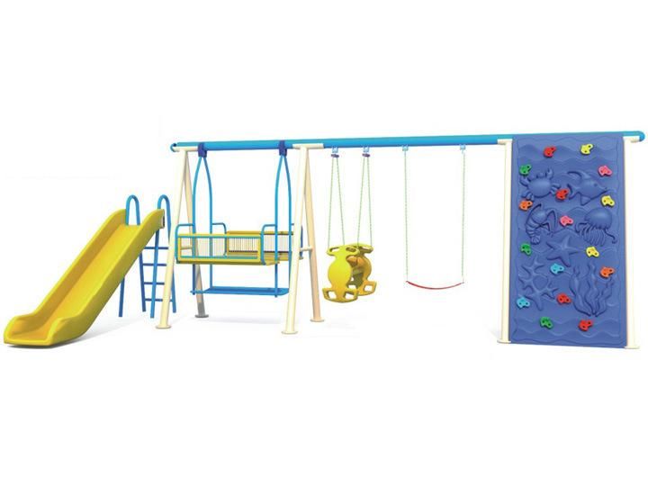 Outdoor Metal Swing Set for Children