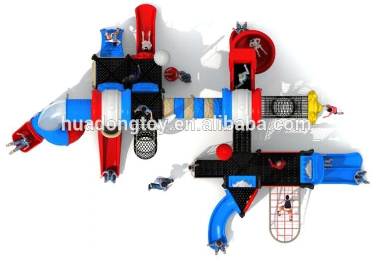 Wholesale Children Outdoor Playground Equipment Outdoor Play Plastic Slides