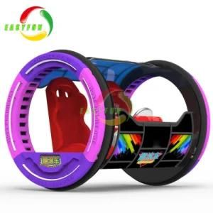 Easyfun Real 360 Degree Rotation Adult / Kiddie Ride Swing Happy Rolling Car for Indoor / Outdoor Playground