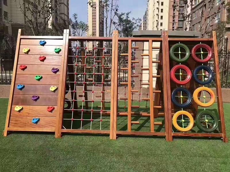 China Factory Best Price Kids Outdoor Wood Playground