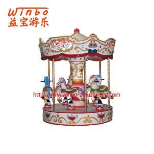 Amusement Park Equipment 6 Seats Kiddie Carrousel for Outdoor &amp; Indoor Playground (C27)