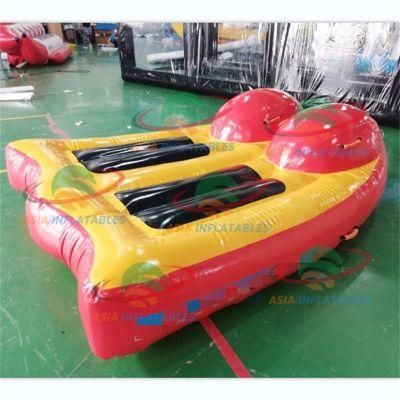 Custom PVC Inflatable Flying Towable Tube 2 Person Water Ski Boat Water Sport
