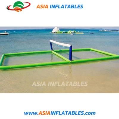 Inflatable Floating Beach Volleyball Court Filed Water Play Equipment