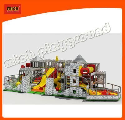 Ce Certificate Indoor Playground with 4 Slides for Child