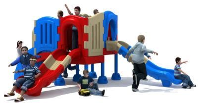 Outdoor Playground Kids Plastic Slides Equipment for Sale