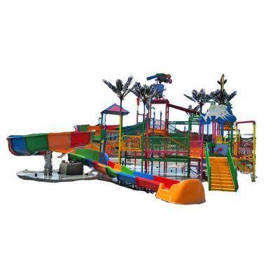 Fiberglass Water House Slide Aqua Park Equipment Water Rides