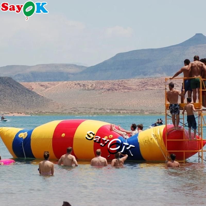 Popular Water Pillow Jumping Inflatable Water Catapult Blob