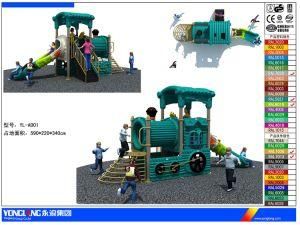 Outdoor Plaza Steam Train Series Children Slide (YL-A001)