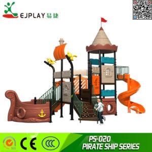 Playgound Type Outdoor Plastic Playground Equipment and Outdoor Playground of Pirate Ship