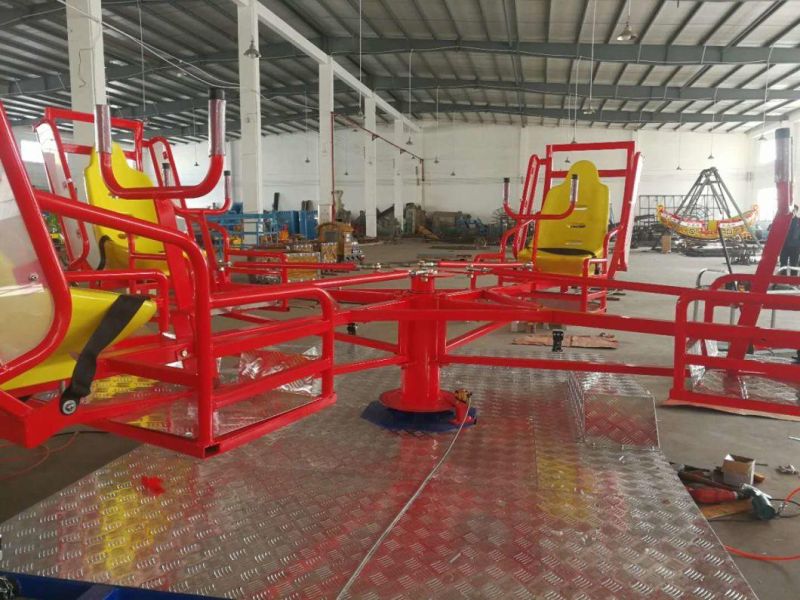 Mechanical Carousel Whirly Bird Amusement Rides Game