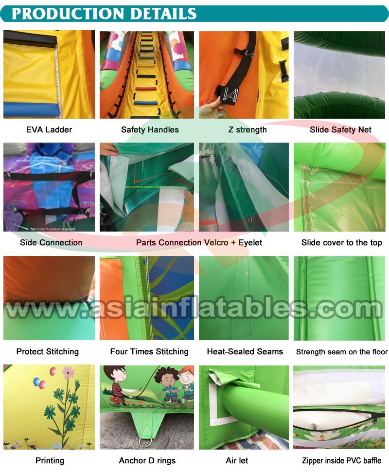 Ground Inflatable Water Amusement Park with Inflatable Water Slip N Slide