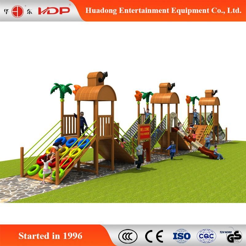 2017 Wooden Climbing Series Slide Amusement Equipment (HD-MZ070)
