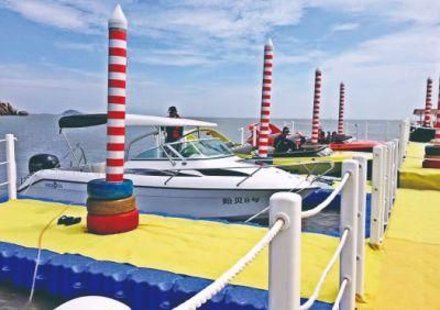 Plastic Pontoon Big Speed Boat HDPE Inflatable Jet Ski Floating Dock Jetty Flotation for Sale