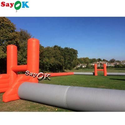 Outdoor Sports Game Air Sealed Inflatable Rugby Pitch