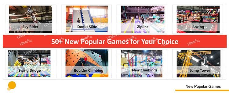 GS Approved Kids Indoor Trampoline Sport with Bumper Ball