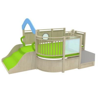 Indoor Kindergarten Furniture Children Climbing Slide Area Corner