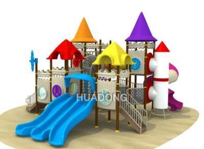 Hot Sale Funny Outdoor Playground Children Slide Amusement Equipment (HD-100A)