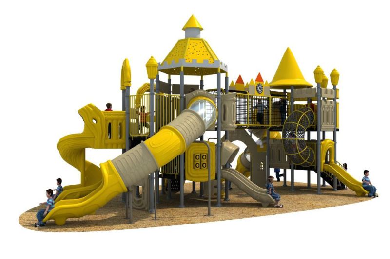 Colorful Interesting Outdoor Custom Slide Playground