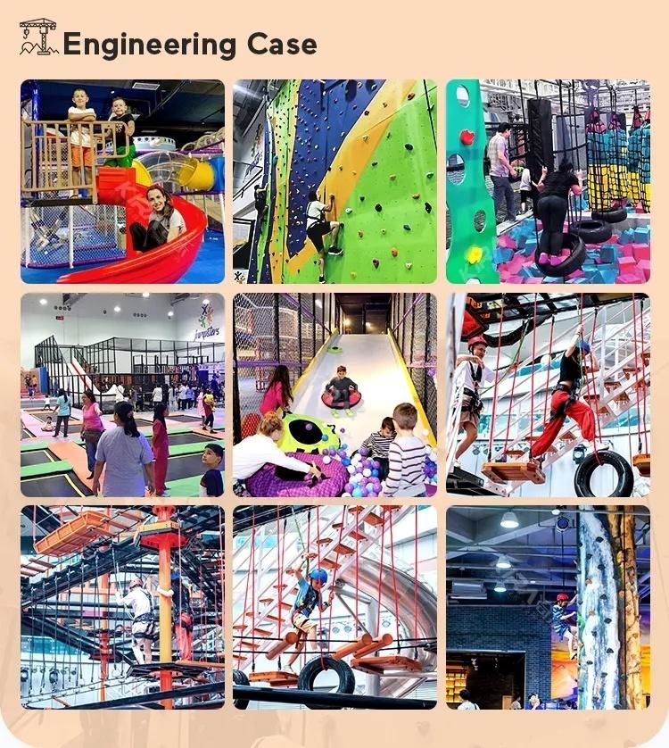 Funny Cable Pulley Outdoor Park Roller Coaster Zipline Kit for Kids