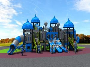 2018 Beautiful Big Castle Outdoor Playground