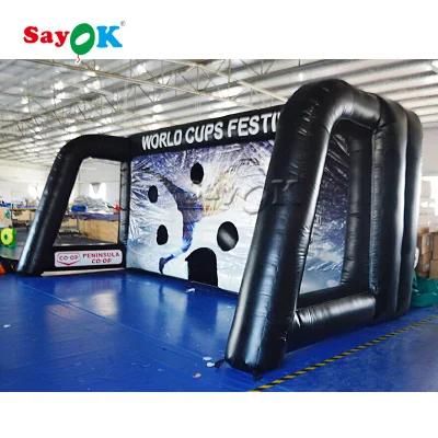 Inflatable Football Shooting Game Outdoor