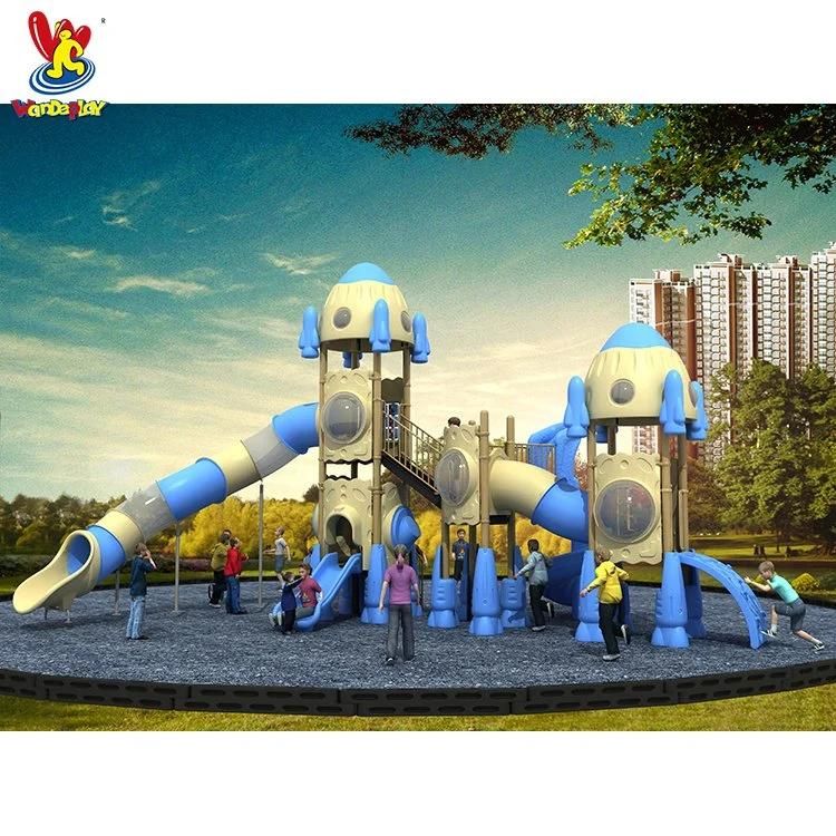 New Design Play Structure Children Toy Outdoor Playsets Rocket Outdoor Playground Amusement Park Equipment