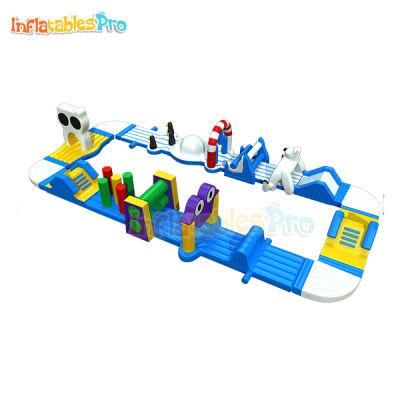 Kids Floating Inflatable Water Park Aqua Splash Park for Swimming Pool