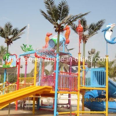 Water Park Fiberglass Equipment Water Play Pool House for Children