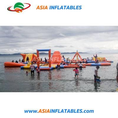 Customized Inflatable Floating Obstacle Course Water Park