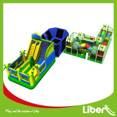 Amazing Indoor Playground with Inflatable and Trampoline Park