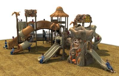 Ancient Tribe Series Outdoor Playground Kids Slide Equipment