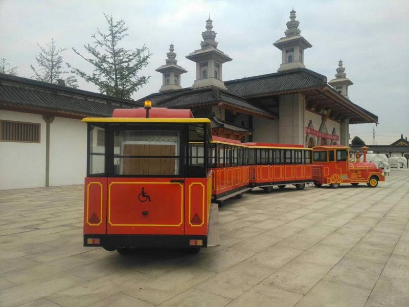 China 50 Seats Electric Trackless Train for Sale