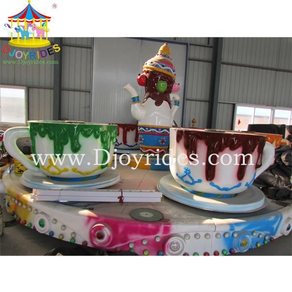 24 Seats Portable Coffee Cup Amusement Ride with Trailer