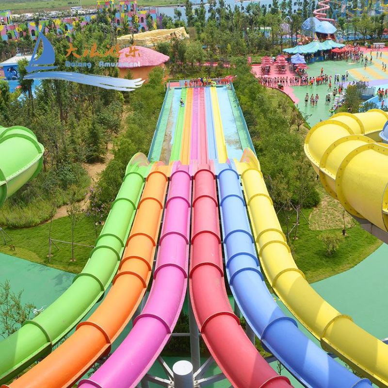 Water Park Slide Fiberglass Pool Slides Fiberglass Private Swimming Water Play Equipment Manufacturer