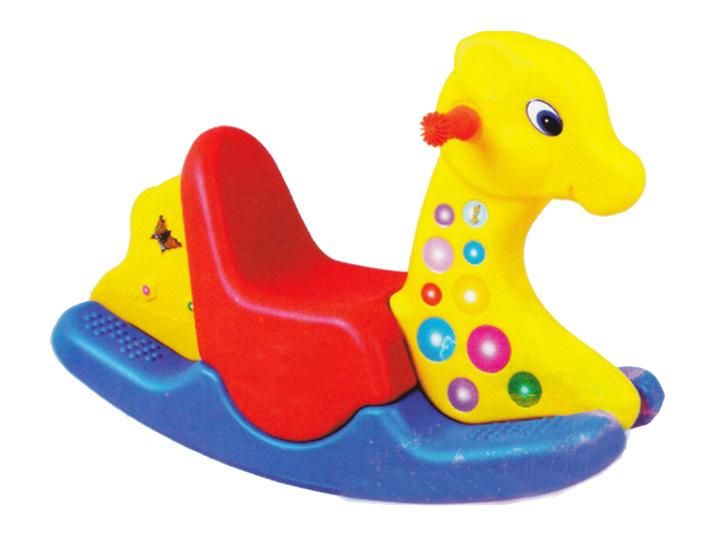 3 Colors Children Plastic Rocking Horse