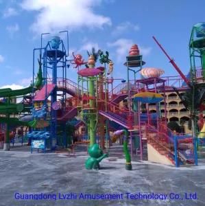 Outdoor Playground/Water House/ Large Interactive Water Park (LZH-028)